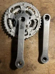 Vintage Shimano Crank Set FC-MC16 175 Mm Via Riple Nos Mtb. Fixed Price $29.99.