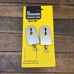 Gt G1 Bmx Chain Tensioner Pair Silver Nos New Fits Old School Bike Dropout. Fixed Price $65.79.