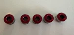 Old School Bmx New Power Disc Chainring Fixing Bolts Candy Red Steel Single Gear. Fixed Price $24.99.