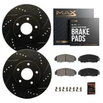 Rear Drilled Slotted Rotors + Pads For 2017 2018 2019 2020 Audi A4. Fixed Price $136.82.