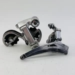 Vintage Shimano FD-Z204 RD-Z505 Derailleur Set Silver Short Cage Road Bike A27. Fixed Price $39.99.