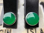 Green Bicycle Reflectors Jewels Two Schwinn Harley J.c Higgins Rack. Fixed Price $19.95.