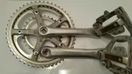 Rare Shimano Deore Touring Crankset FC-DE30/FC-DE20 And Dynadrive Pedals PD-DE10. Fixed Price $175.00.