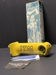 Nos Itm Big One Threadless Stem 130MM X 25.8MM Clamp Road Bike Yellow Italy. Fixed Price $129.99.