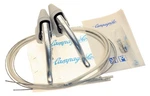 Campagnolo Athena Brake Levers Pair Grey Hoods Aero 80'S 90'S Nos New Oem. Fixed Price $149.99.