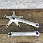 Vintage Campagnolo Crankset 172.5MM 135 Bcd Road Bike Silver 9/16 Italy. Fixed Price $103.39.