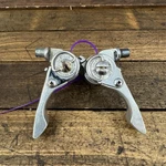 Vintage Suntour Power Thumb Shifter Set Clamp 1980S Mtb Bike Friction Silver. Fixed Price $109.99.
