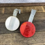 Vintage Cateye Bicycle Reflector Pair RR-250-WZ Front Rear Made Japan 1970S. Fixed Price $18.59.