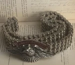 Harley-davidson Chain Belt With Eagle Buckle Heavy Metal Biker Waist. Fixed Price $399.00.