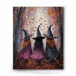 Halloween Canvas Wall Prints Vintage Spooky Witchy Oil Painting Poster. Fixed Price $61.99.