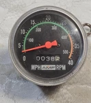 Vintage Amf Bicycle Speedometer 40 Mph & 500 Km/h Made Japan. Fixed Price $25.00.