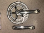 Shimano 105 Crankset 2X9 Speed Hollowtech FC-5501 172.5MM 40-53T Only. Fixed Price $20.00.