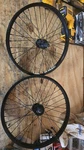 Weinmann 20" Wheelset With 9T Driver 20X1.75 36H Black Ops Wheelmaster Hubs. Fixed Price $120.00.