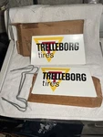 Nos Vintage Trelleborg Tire Stand Sign. Fixed Price $149.00.