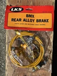 New Vintage Gold Chang Star 890 Bmx Rear Alloy Brake Caliper Lever & Cable Nos. Fixed Price $50.00.