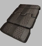 Tailored Diamond Quilted Sit Top Seat Covers Fits The Washington Nlbd 2. Fixed Price $1069.13.