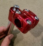 New Bmx Freestyle Bicycle Gooseneck Stem 21.1MM Red Cruisers, Schwinn's. Fixed Price $22.99.