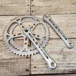 1980S Fuji Sugino 2X Crank Set Forged 170MM Japan Double Chainring Sq Taper. Fixed Price $39.97.