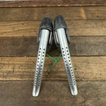 Vintage Dia-compe Brake Levers Pair Drilled Black Hoods Non-aero Drop Stops. Fixed Price $24.99.
