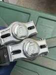Nos Union Pedals 9/16 Silver Rat Trap Old School Schwinn Germany 3PC. Fixed Price $14.00.