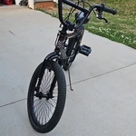 Hyper Bmx Bike 20" Black Steel Frame Kickstand U-brake Bar Balloon Tires. Fixed Price $50.00.