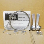 New-old-stock Shimano 7-SPEED Index Shifters (model SL-A400) W/curved Spacers. Fixed Price $99.99.