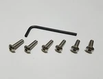 6 Stainless Steering Wheel Screw Flat Bolt Kit For Nrg Nardi Personal Momo. Fixed Price $6.00.
