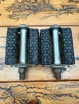 Vintage Schwinn Approved Cecor 200 Bicycle Waffle 1/2" Pedals W/reflectors. Fixed Price $24.99.