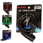 36" Bicycle Bike Anti-theft Security Steel Cable Lock Chain Random Color Picked. Fixed Price $5.99.