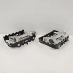 Vintage Sr Sakae MTP-126 Pedals Set 9/16" Black Silver Japan. Fixed Price $39.99.