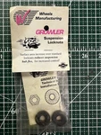 Nos Wheels Manufacturing Growler Suspension Locknuts GR-LN1 9.0X1 Front Hubs Usa. Fixed Price $19.98.