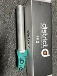 Disctrict Scooter Pro Forks Teal Green Blue Parts Lucky Madd. Fixed Price $75.00.