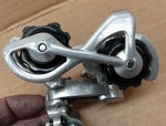Vintage Suntour Rear Derailleur Japan Chrome Silver Medium Cage Maeda Cyclone. Fixed Price $19.00.