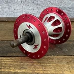 Valisum Bmx Front Hub Red Old School Hole High Flange. Fixed Price $64.99.