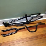 Black Mongoose Rebel Bmx Bike Frame Set Mid School Steel Freestyle Park 20. Fixed Price $49.00.