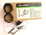 New Microshift Mezzo Front Derailleur FD-M20. 3 X 8-SPEED Triple. Bike. Fixed Price $5.30.