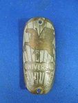 Vintage Universal Made Poland Bicycle Head Badge Emblem - Pegasus Image. Fixed Price $199.00.