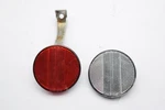 Vintage Cateye Reflector Set RR-250-WZ Bracket B-17 Round Red White / Clear. Fixed Price $9.95.