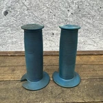 Vintage Mushroom Bmx Handlebar Grips Blue Pair Made Usa Modified Notch. Fixed Price $47.29.