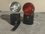 Vtg Cateye Bicycle HL-300 Headlight & Rear Light. New Bullbs/batteries-working!. Fixed Price $45.00.