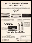 1976 Palo Alto Bicycle-vittoria, Clement Bike Tires Vintage Print Ad Ca. Fixed Price $7.95.