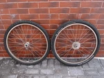 26'' Wheels Weinmann Bontrager Dt Swiss Shimano Deore Xt FH-M737 HB-M737 CS-M737. Fixed Price $229.00.