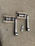 Sr SP-550 Pedals 1/2 & Sugino Cranks Dust Caps Old School Bmx White Vtg. Fixed Price $42.49.