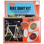 Vintage Sears Bicycle Safety Reflector Kit Bike Sight 4 Piece Front Back Spokes. Fixed Price $34.99.