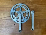 Sugino Mighty Crankset With Campagnolo 52/42T Chainrings 144 Bcd 171MM Length. Fixed Price $68.00.
