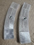 Vintage Reflectors RR-570 Set, White, For Wheels 80S, Cateye, Used. Fixed Price $12.00.