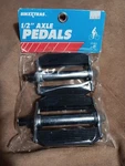 1/2" Axle Pedals New Package 1989 Vintage Bikextras Cycle Products Company. Fixed Price $14.99.