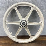 Skyway Tuff Oe Mag Rear Wheel White Tab Old School Bmx Freestyle Og 1980S Cracks. Fixed Price $58.39.