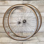 1970S Sunshine Pro Black Low Flange 27" Wheelset Super Champion Rims 5 Sp. Fixed Price $174.97.