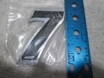 Old School Bmx Ati Silver Black Plate Race Number# 7 Gt Mongoose Haro. Fixed Price $6.99.
